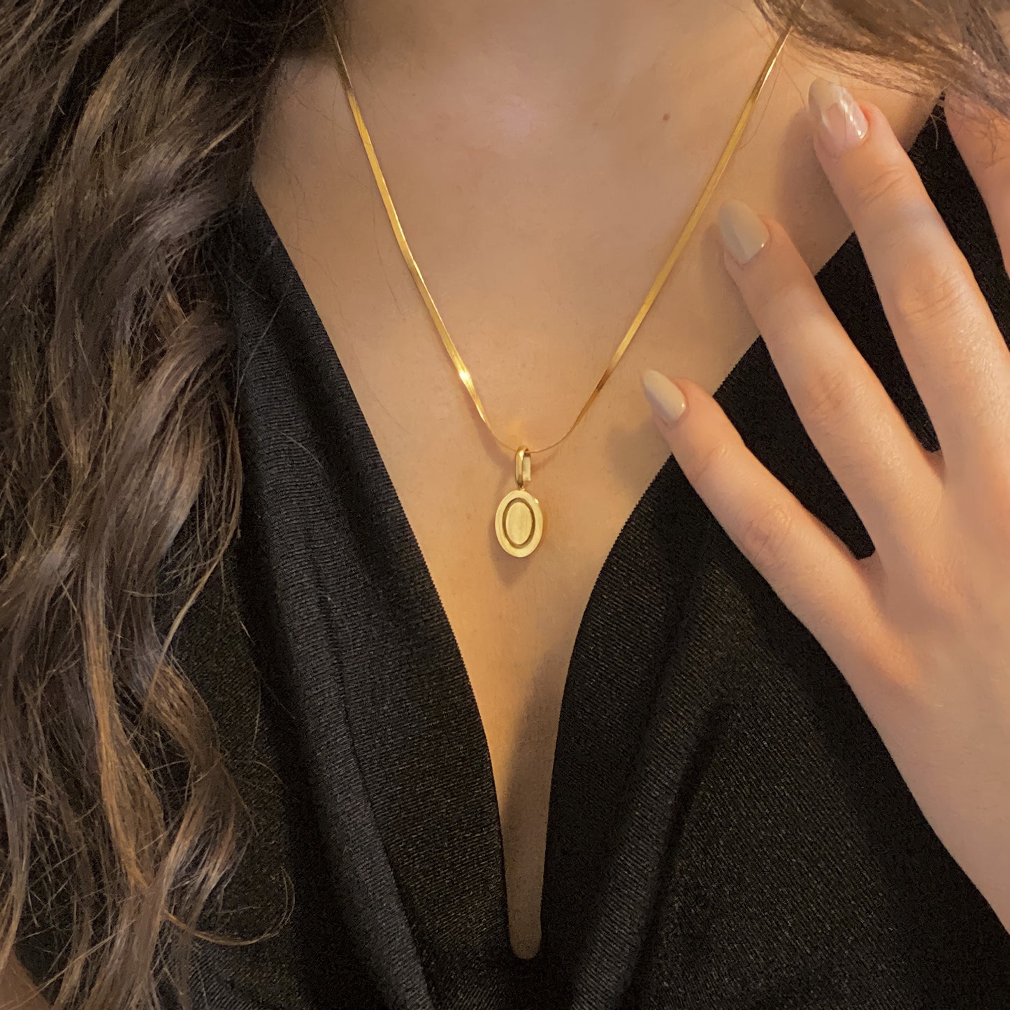 "You are Enough" Pendant Necklace - Gold